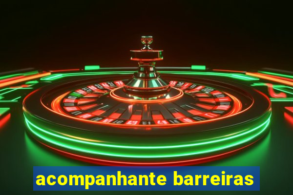 acompanhante barreiras